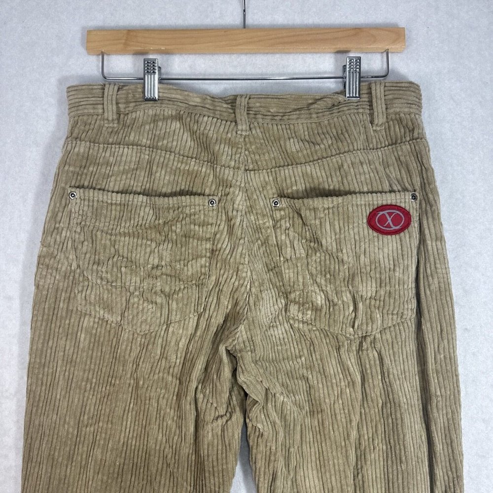Xisle Mens Corduroy Casual Pant  size 34 Beige Cotton Pant - Picture 10 of 15